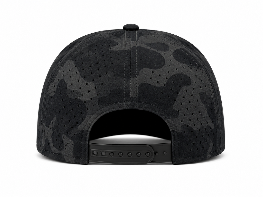 Multicam tactical operator cap — rear snapback closure