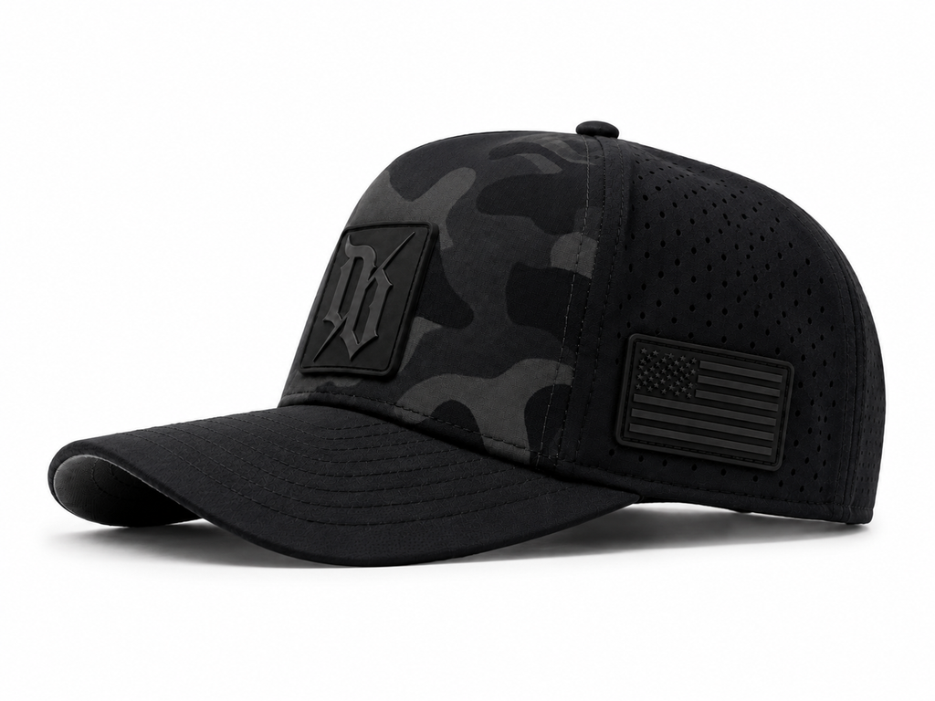 Multicam Operator Cap - Blackout Side View