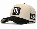 Desert tan tactical operator cap — structured 6-panel snapback